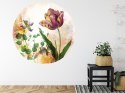 Fototapeta Okrągła Rycina Botaniczna W Stylu Vintage I Fototapeta Okrągła Rycina Botaniczna W Stylu Vintage I