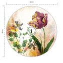 Fototapeta Okrągła Rycina Botaniczna W Stylu Vintage I Fototapeta Okrągła Rycina Botaniczna W Stylu Vintage I