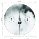 Fototapeta Okrągła Berlin Nad Chmurami Fototapeta Okrągła Berlin Nad Chmurami