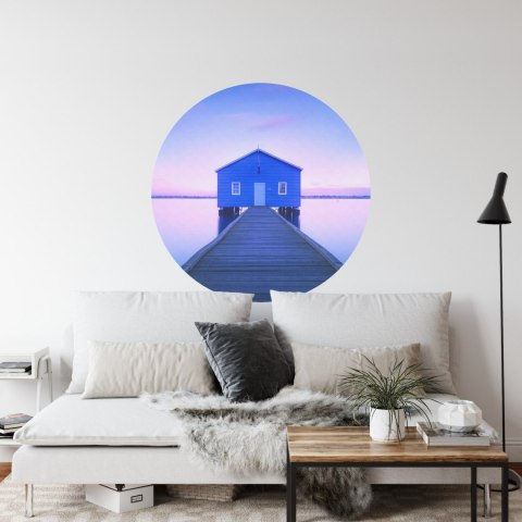Fototapeta Okrągła Boathouse Autorstwa Richarda Vandewalle'a Fototapeta Okrągła Boathouse Autorstwa Richarda Vandewalle'a