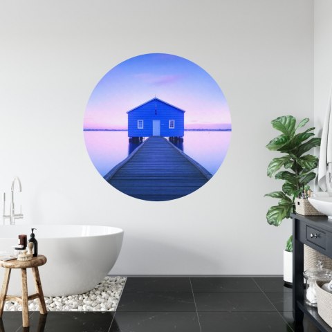 Fototapeta Okrągła Boathouse Autorstwa Richarda Vandewalle'a Fototapeta Okrągła Boathouse Autorstwa Richarda Vandewalle'a