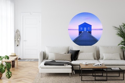 Fototapeta Okrągła Boathouse Autorstwa Richarda Vandewalle'a Fototapeta Okrągła Boathouse Autorstwa Richarda Vandewalle'a