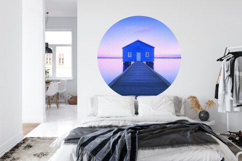Fototapeta Okrągła Boathouse Autorstwa Richarda Vandewalle'a Fototapeta Okrągła Boathouse Autorstwa Richarda Vandewalle'a