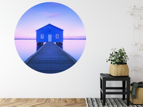Fototapeta Okrągła Boathouse Autorstwa Richarda Vandewalle'a Fototapeta Okrągła Boathouse Autorstwa Richarda Vandewalle'a