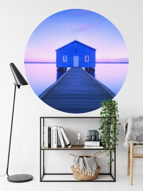 Fototapeta Okrągła Boathouse Autorstwa Richarda Vandewalle'a Fototapeta Okrągła Boathouse Autorstwa Richarda Vandewalle'a
