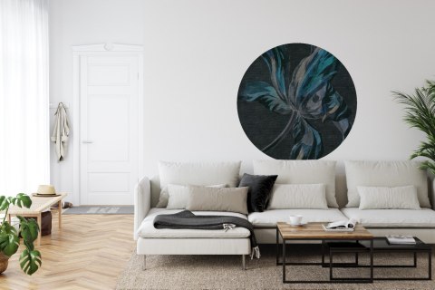 Fototapeta Okrągła Floralis W Negatywie Fototapeta Okrągła Floralis W Negatywie