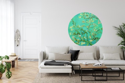 Fototapeta Okrągła Kwiaty Migdałów Fototapeta Okrągła Kwiaty Migdałów