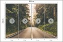 Fototapeta Droga W Amerykańskim Lesie Fototapeta Droga W Amerykańskim Lesie