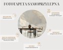 Fototapeta Okrągła Chmury Oleju I Płótna Fototapeta Okrągła Chmury Oleju I Płótna