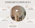 Fototapeta Okrągła Chmury Oleju I Płótna Fototapeta Okrągła Chmury Oleju I Płótna