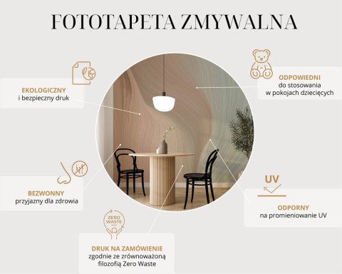 Fototapeta Okrągła Chmury Oleju I Płótna Fototapeta Okrągła Chmury Oleju I Płótna