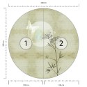 Fototapeta Okrągła Poranne Trzepotanie Fototapeta Okrągła Poranne Trzepotanie
