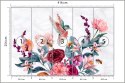 Fototapeta Akwarelowe Kolibry I Pszczoły Na Kwiatkach Fototapeta Akwarelowe Kolibry I Pszczoły Na Kwiatkach