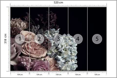 Fototapeta Bukiet W Peoniami I Różami Fototapeta Bukiet W Peoniami I Różami