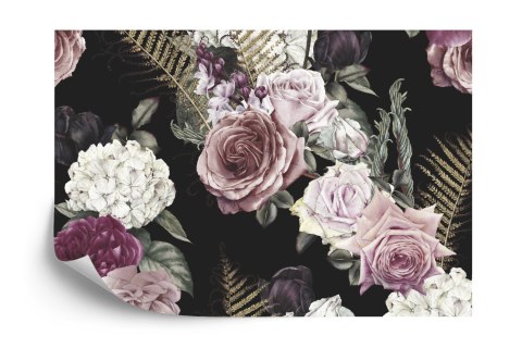 Fototapeta Kolorowe Róże W Stylu Vintage Fototapeta Kolorowe Róże W Stylu Vintage