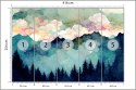 Fototapeta Las Świerkowy I Góry Fototapeta Las Świerkowy I Góry