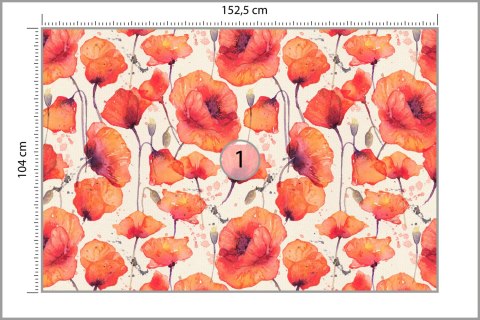 Fototapeta Maki Vintage Fototapeta Maki Vintage
