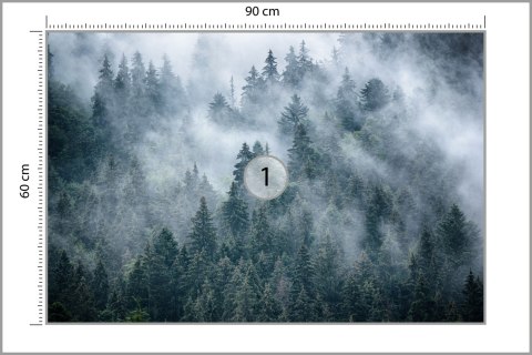 Fototapeta Mglisty Las W Górach Fototapeta Mglisty Las W Górach