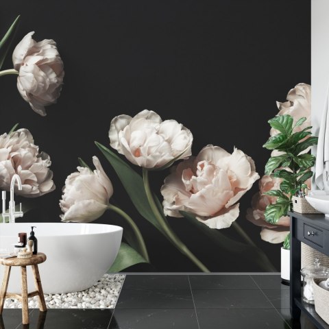Fototapeta Peonie I Zielone Liście Fototapeta Peonie I Zielone Liście