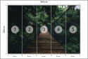 Fototapeta Wiszący Most W Lesie Fototapeta Wiszący Most W Lesie