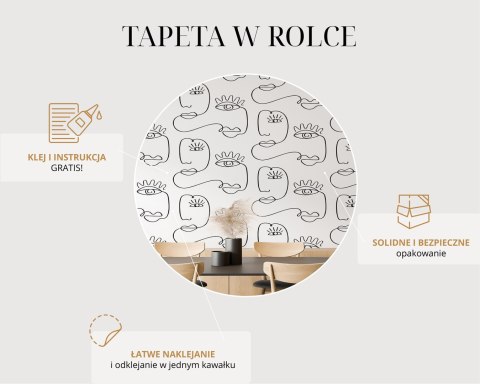 Tapeta 3D W Klasyczne, Pionowe Paski, Do Salonu Tapeta 3D W Klasyczne, Pionowe Paski, Do Salonu