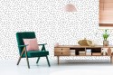 Tapeta Minimalistyczne Czarne Kropki Tapeta Minimalistyczne Czarne Kropki