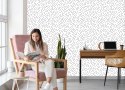 Tapeta Minimalistyczne Czarne Kropki Tapeta Minimalistyczne Czarne Kropki