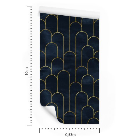 Tapeta Dostojny Wzór W Stylu Art Deco Tapeta Dostojny Wzór W Stylu Art Deco
