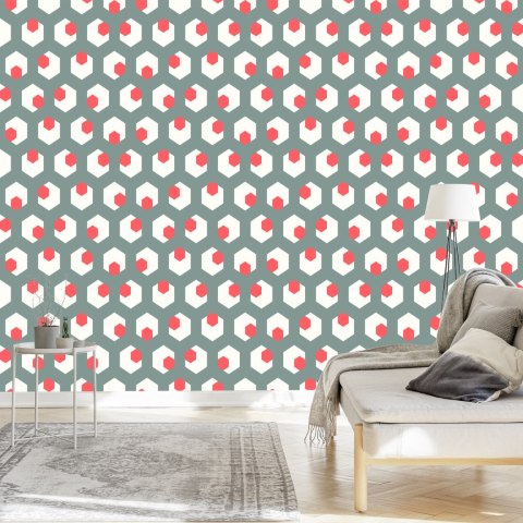 Tapeta Figury Geometryczne W Stylu Retro Tapeta Figury Geometryczne W Stylu Retro