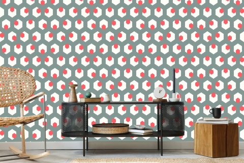 Tapeta Figury Geometryczne W Stylu Retro Tapeta Figury Geometryczne W Stylu Retro