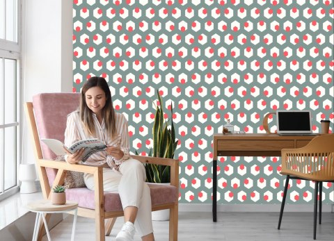 Tapeta Figury Geometryczne W Stylu Retro Tapeta Figury Geometryczne W Stylu Retro