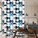 Tapeta Geometryczna-Abstrakcja Malowana Akwarelą Tapeta Geometryczna-Abstrakcja Malowana Akwarelą