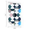 Tapeta Geometryczna-Abstrakcja Malowana Akwarelą Tapeta Geometryczna-Abstrakcja Malowana Akwarelą