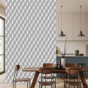 Tapeta Geometryczna-Czarno-Białe Sześciany Tapeta Geometryczna-Czarno-Białe Sześciany