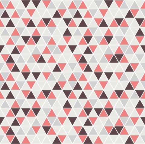 Tapeta Geometryczna - Kolorowe Trójkąty Tapeta Geometryczna - Kolorowe Trójkąty