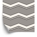 Tapeta Geometryczna - Retro Zygzaki Tapeta Geometryczna - Retro Zygzaki