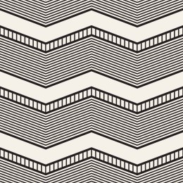 Tapeta Geometryczna - Retro Zygzaki