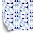 Tapeta Geometryczna - Trójkąty W Pastelowych Barwach Tapeta Geometryczna - Trójkąty W Pastelowych Barwach
