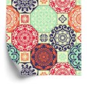 Tapeta Kolorowe Ornamenty W Stylu Retro Tapeta Kolorowe Ornamenty W Stylu Retro