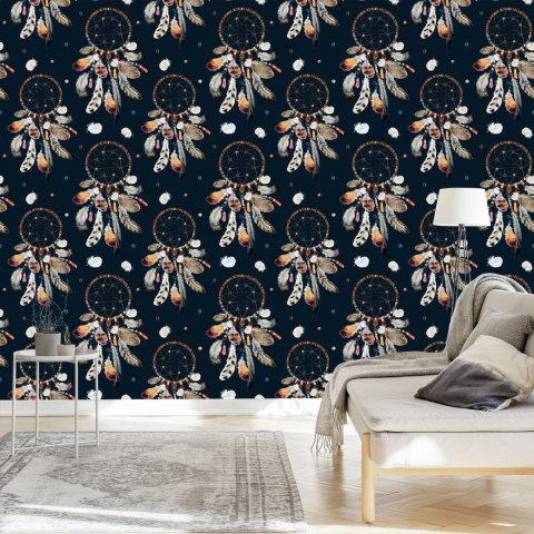 Tapeta Łapacze Snów W Stylu Boho Tapeta Łapacze Snów W Stylu Boho