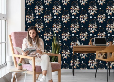 Tapeta Łapacze Snów W Stylu Boho Tapeta Łapacze Snów W Stylu Boho