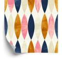 Tapeta Retro Wzory W Pastelowych Barwach Tapeta Retro Wzory W Pastelowych Barwach