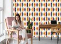 Tapeta Retro Wzory W Pastelowych Barwach Tapeta Retro Wzory W Pastelowych Barwach