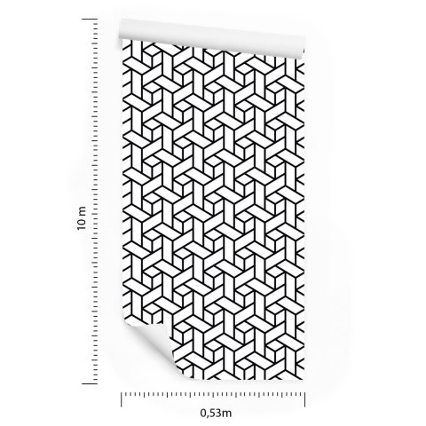 Tapeta Wzór Geometryczny - Optyczna Tapeta Wzór Geometryczny - Optyczna