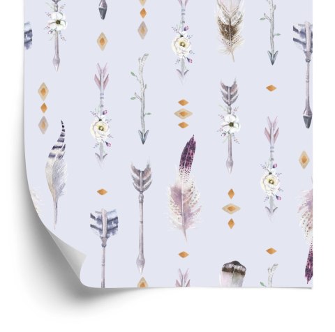 Tapeta Pióra W Stylu Boho Tapeta Pióra W Stylu Boho