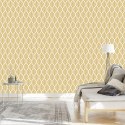 Tapeta Retro - Piękne Geometryczne Liście Tapeta Retro - Piękne Geometryczne Liście