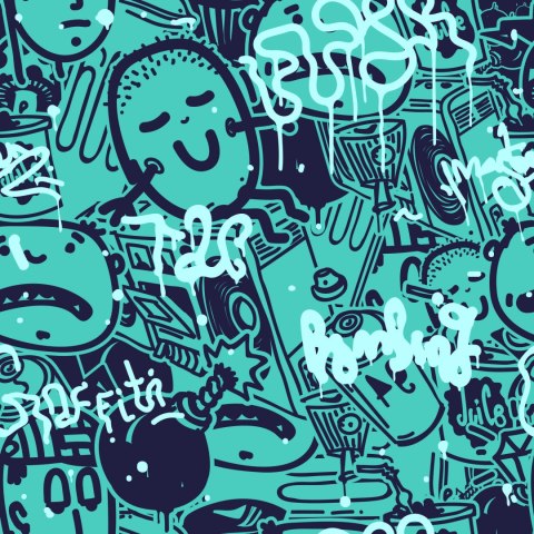 Tapeta Rysunki Graffiti Tapeta Rysunki Graffiti