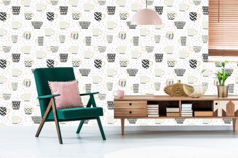 Tapeta Ścienna Do Jadalni W Stylu Skandynawskim Tapeta Ścienna Do Jadalni W Stylu Skandynawskim