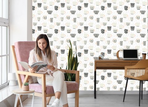 Tapeta Ścienna Do Jadalni W Stylu Skandynawskim Tapeta Ścienna Do Jadalni W Stylu Skandynawskim