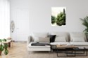 Plakat Wieloczęściowy Zielony Las Akwarelowy Krajobraz Rama Aluminiowa Kolor Czarny